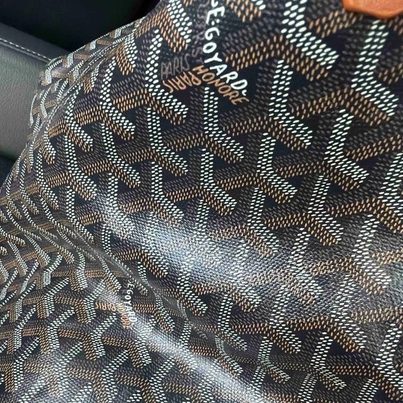 Large Stylish Gray and Brown Tote Bag